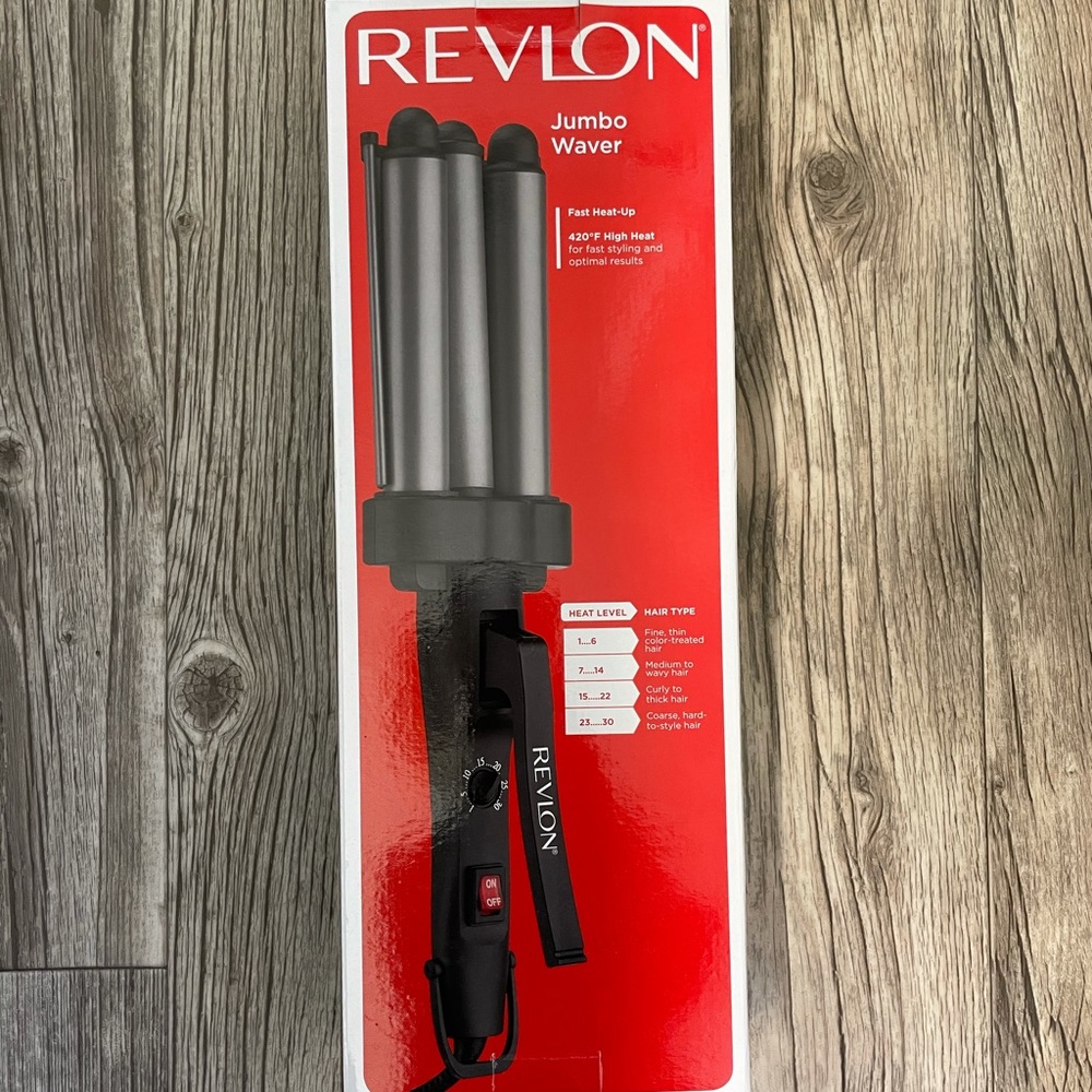 Revlon Jumbo Three Barrel Curling Iron